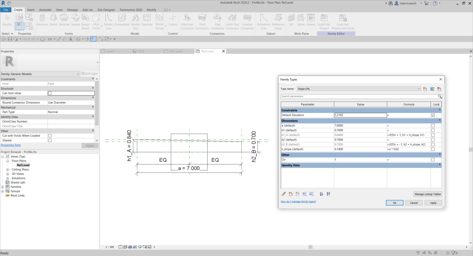 Generic Model Sweep Create sweep Generic Model based on more than two profiles - Part 1 ...