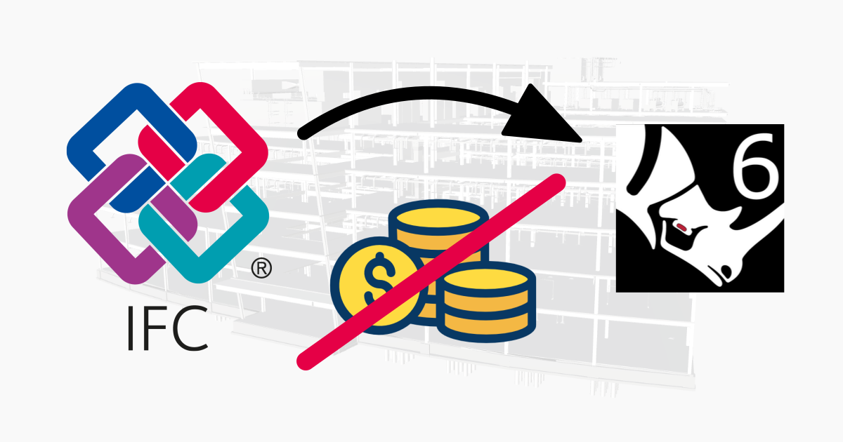 Read more about the article How to import IFC models to Rhino for free?